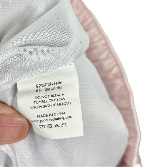 Goodlife StretchTex Volley Shorts in Barely Pink Size XL - Picture 10 of 10